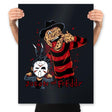 Double Slash - Prints Posters RIPT Apparel 18x24 / Black
