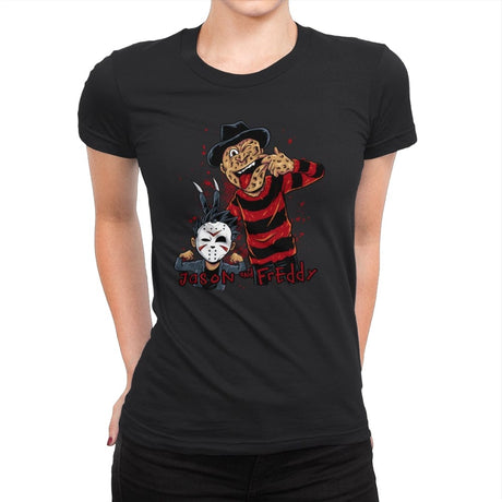 Double Slash - Womens Premium T-Shirts RIPT Apparel Small / Black