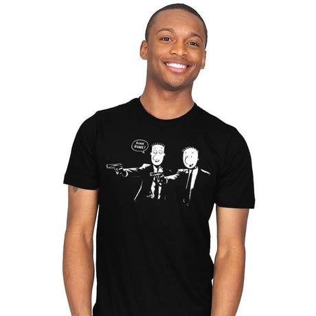 Doug Fiction - Mens T-Shirts RIPT Apparel Small / Black