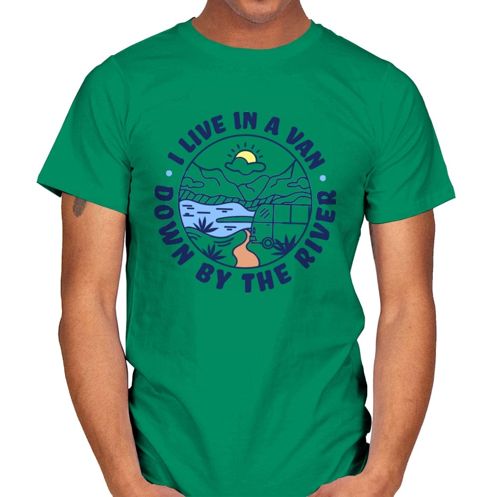 Down by the River - Mens T-Shirts RIPT Apparel Small / Kelly