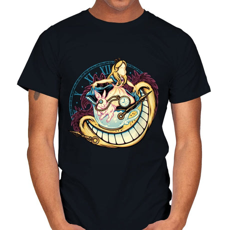 Down the Rabbit Hole - Mens T-Shirts RIPT Apparel Small / Black