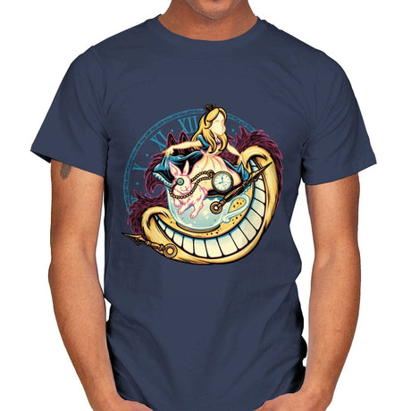 Down the Rabbit Hole - Mens T-Shirts RIPT Apparel Small / Navy