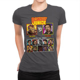 Downey Junior Fighter - Womens Premium T-Shirts RIPT Apparel Small / Heavy Metal