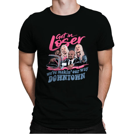 Downtown Drivin' - Mens Premium T-Shirts RIPT Apparel Small / Black