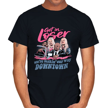 Downtown Drivin' - Mens T-Shirts RIPT Apparel Small / Black