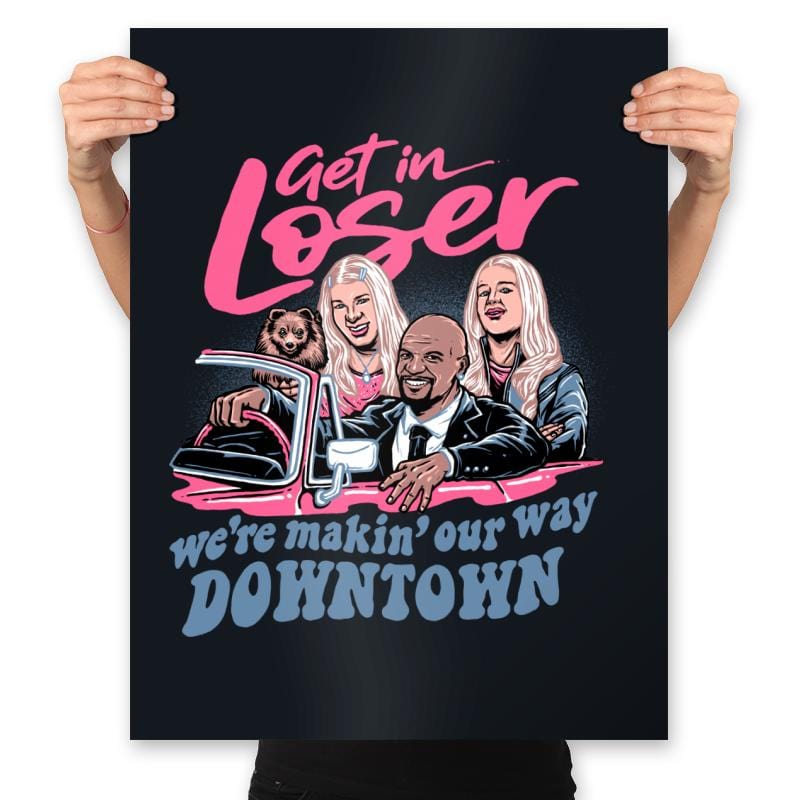 Downtown Drivin' - Prints Posters RIPT Apparel 18x24 / Black