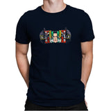Dr. Tommy's Many Masks Exclusive - Mens Premium T-Shirts RIPT Apparel Small / Midnight Navy