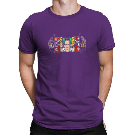 Dr. Tommy's Many Masks Exclusive - Mens Premium T-Shirts RIPT Apparel Small / Purple Rush