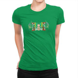 Dr. Tommy's Many Masks Exclusive - Womens Premium T-Shirts RIPT Apparel Small / Kelly Green