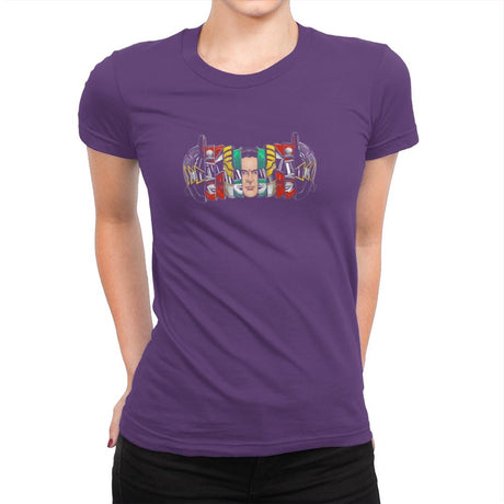 Dr. Tommy's Many Masks Exclusive - Womens Premium T-Shirts RIPT Apparel Small / Purple Rush
