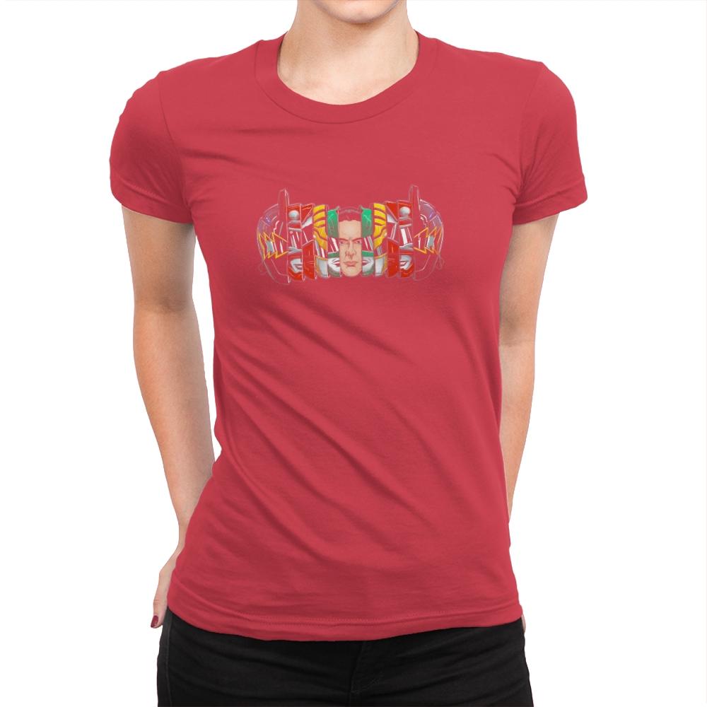 Dr. Tommy's Many Masks Exclusive - Womens Premium T-Shirts RIPT Apparel Small / Red