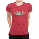 Dr. Tommy's Many Masks Exclusive - Womens Premium T-Shirts RIPT Apparel Small / Red
