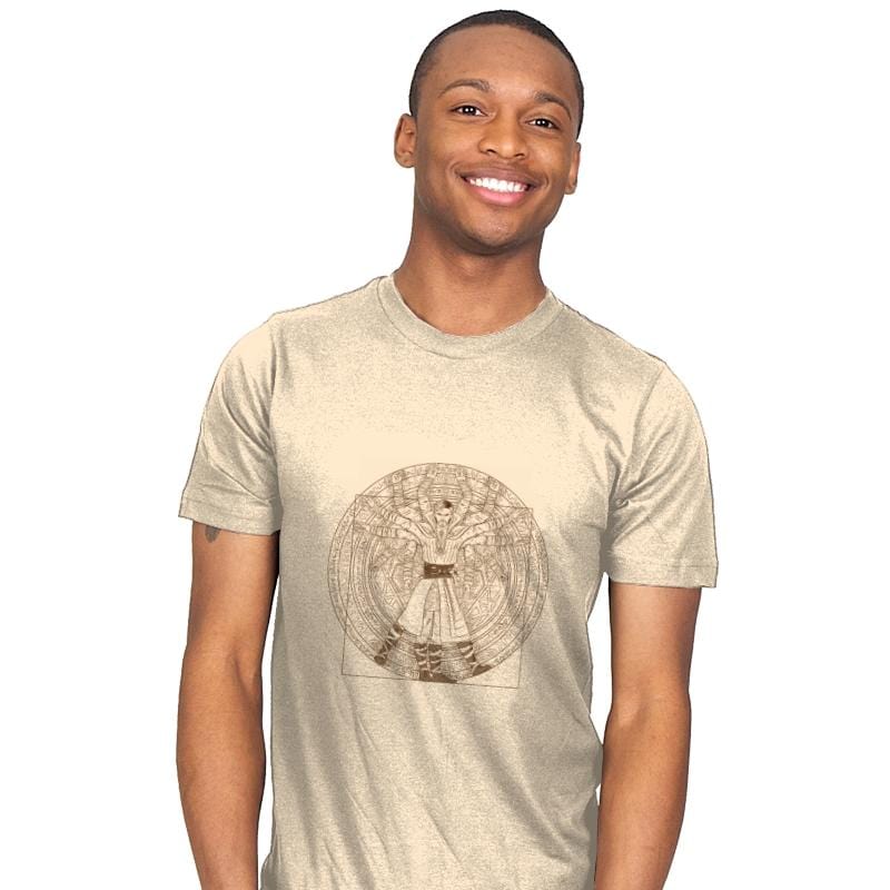Dr. Vitruvian - Mens T-Shirts RIPT Apparel Small / Natural
