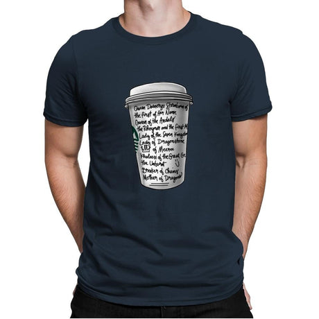 Draca Tea - Mens Premium T-Shirts RIPT Apparel Small / Indigo