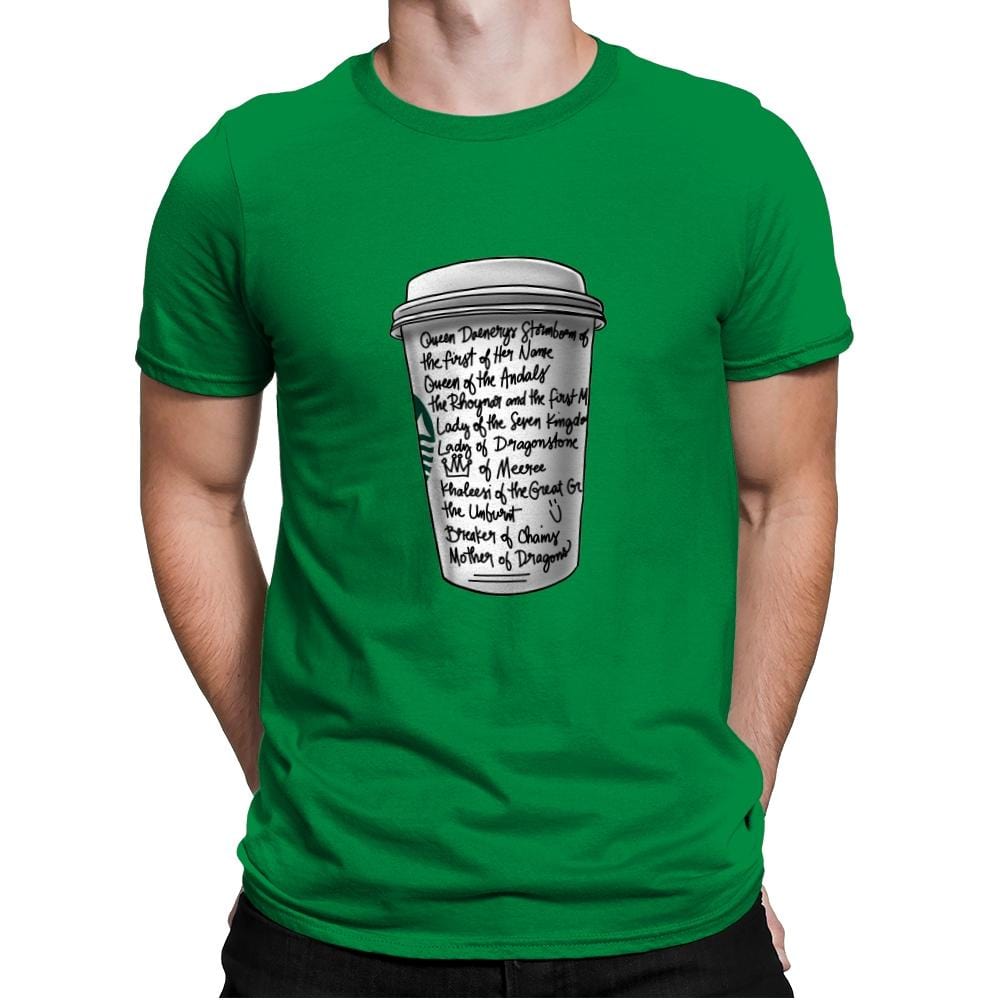 Draca Tea - Mens Premium T-Shirts RIPT Apparel Small / Kelly Green