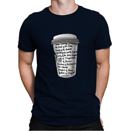 Draca Tea - Mens Premium T-Shirts RIPT Apparel Small / Midnight Navy