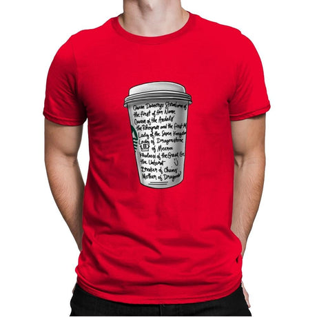 Draca Tea - Mens Premium T-Shirts RIPT Apparel Small / Red