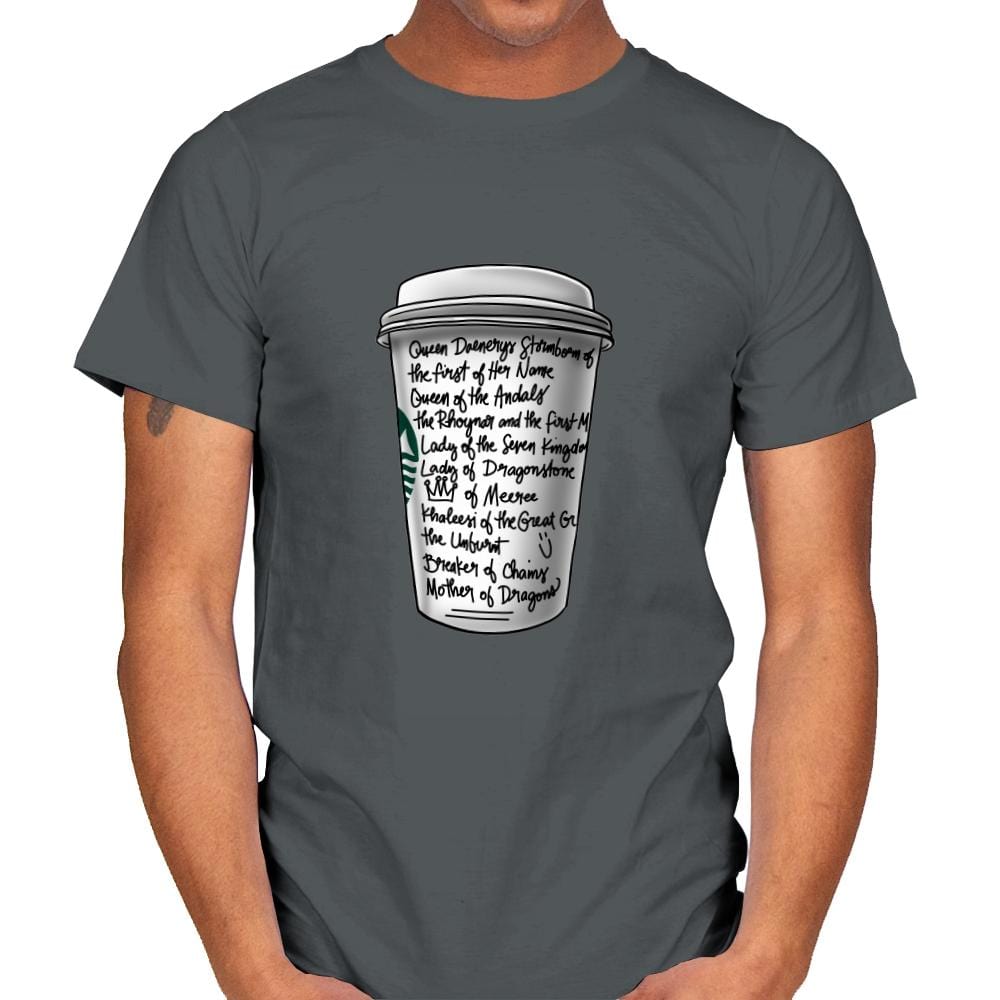 Draca Tea - Mens T-Shirts RIPT Apparel Small / Charcoal
