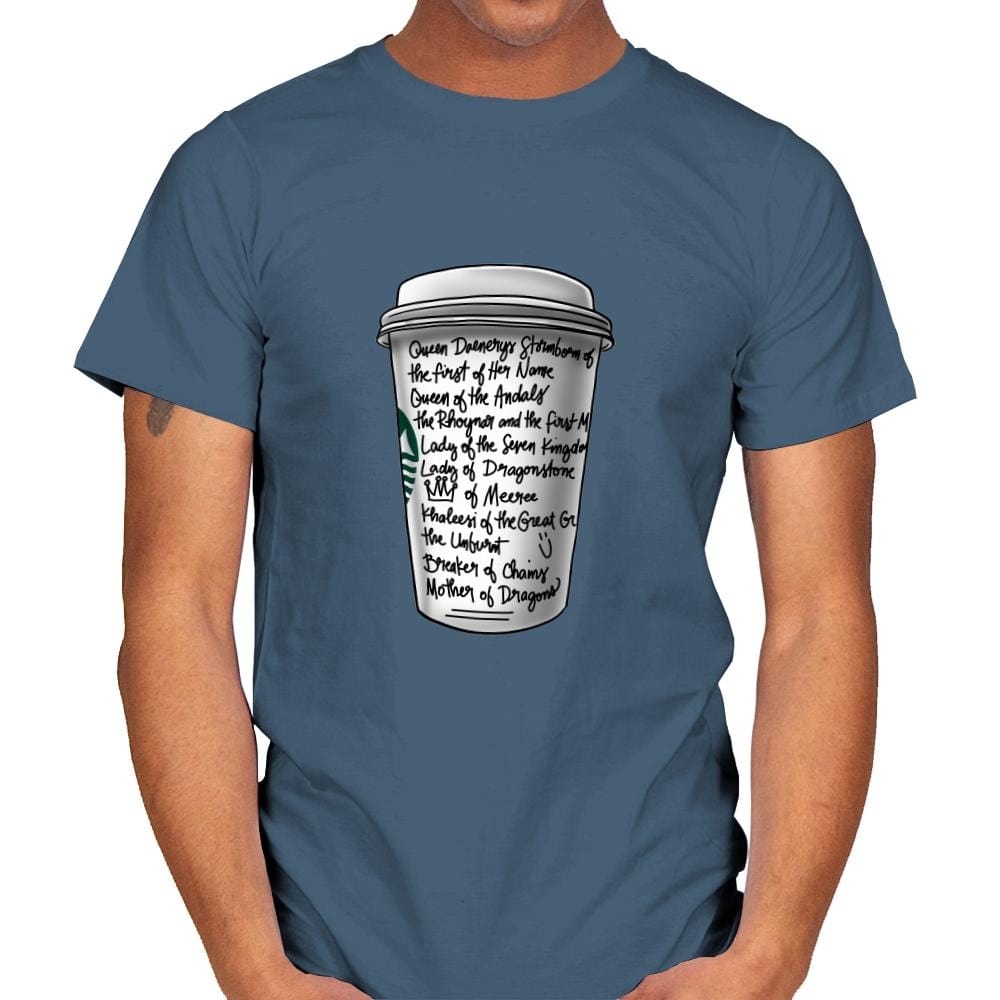 Draca Tea - Mens T-Shirts RIPT Apparel Small / Indigo Blue