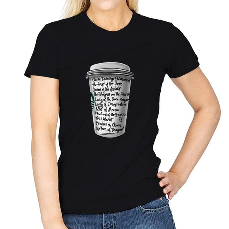 Draca Tea - Womens T-Shirts RIPT Apparel Small / Black