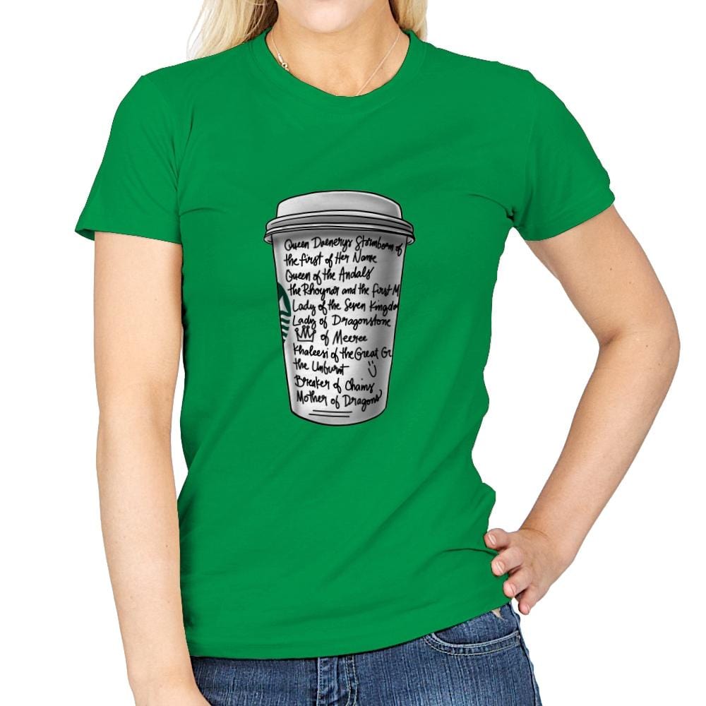 Draca Tea - Womens T-Shirts RIPT Apparel Small / Irish Green