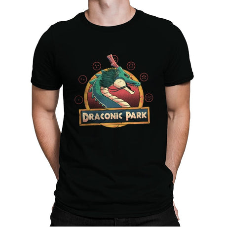 Draconic Park - Mens Premium T-Shirts RIPT Apparel Small / Black