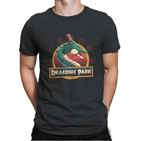 Draconic Park - Mens Premium T-Shirts RIPT Apparel Small / Heavy Metal
