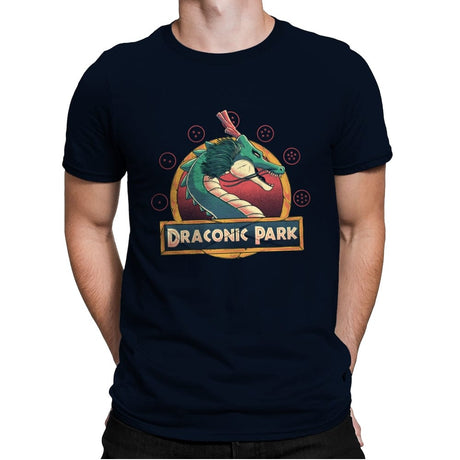 Draconic Park - Mens Premium T-Shirts RIPT Apparel Small / Midnight Navy