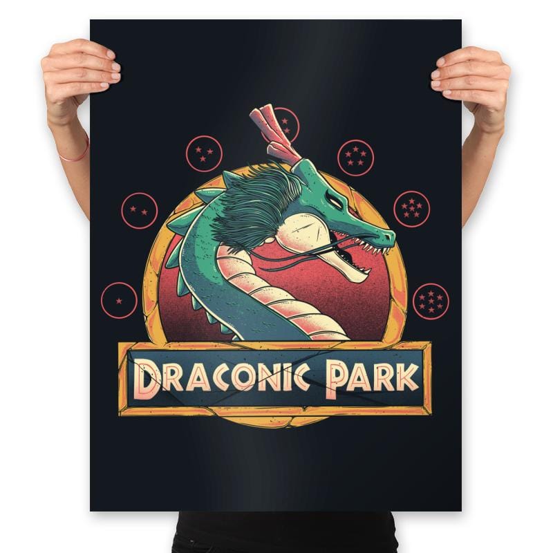 Draconic Park - Prints Posters RIPT Apparel 18x24 / Black