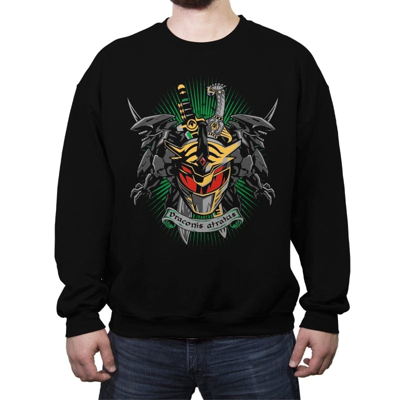 Draconis Atratus - Crew Neck Sweatshirt Crew Neck Sweatshirt RIPT Apparel Small / Black