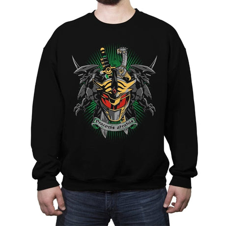 Draconis Atratus - Crew Neck Sweatshirt Crew Neck Sweatshirt RIPT Apparel Small / Black