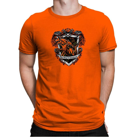 Draconyn - Zordwarts - Mens Premium T-Shirts RIPT Apparel Small / Classic Orange