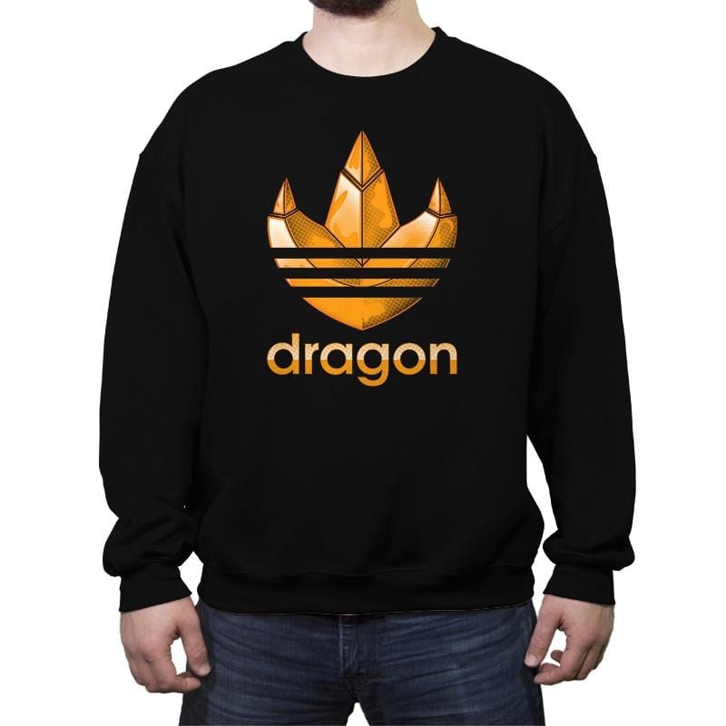 Dragon - Crew Neck Sweatshirt Crew Neck Sweatshirt RIPT Apparel Small / Black