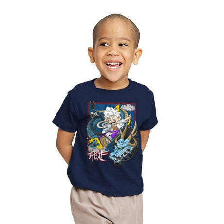 Dragon Fight - Youth T-Shirts RIPT Apparel X-small / Navy
