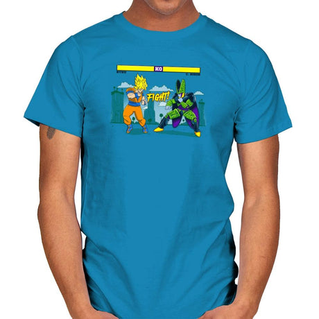 Dragon Fighter Exclusive - Mens T-Shirts RIPT Apparel Small / Sapphire