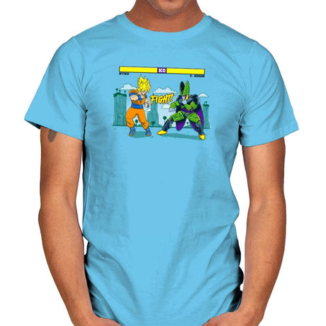 Dragon Fighter Exclusive - Mens T-Shirts RIPT Apparel Small / Sky