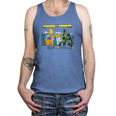 Dragon Fighter Exclusive - Tanktop Tanktop RIPT Apparel X-Small / Blue Triblend