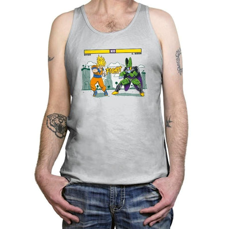 Dragon Fighter Exclusive - Tanktop Tanktop RIPT Apparel X-Small / Silver