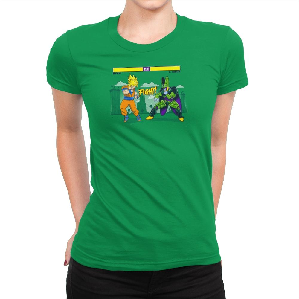 Dragon Fighter Exclusive - Womens Premium T-Shirts RIPT Apparel Small / Kelly Green