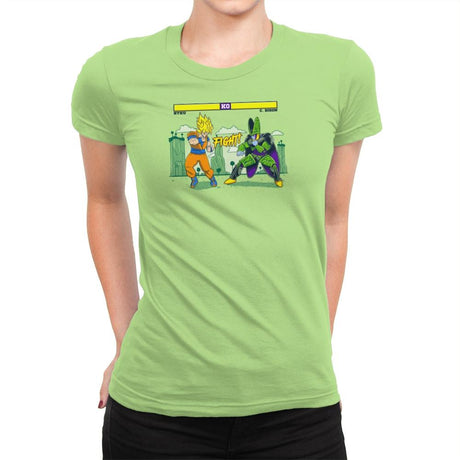 Dragon Fighter Exclusive - Womens Premium T-Shirts RIPT Apparel Small / Mint