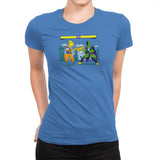 Dragon Fighter Exclusive - Womens Premium T-Shirts RIPT Apparel Small / Tahiti Blue
