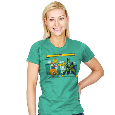 Dragon Fighter - Womens T-Shirts RIPT Apparel