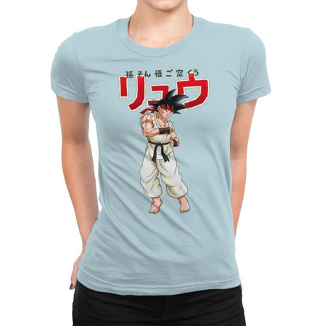 Dragon Fighterku - Womens Premium T-Shirts RIPT Apparel Small / Cancun