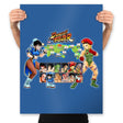 Dragon Girls - Prints Posters RIPT Apparel 18x24 / Royal