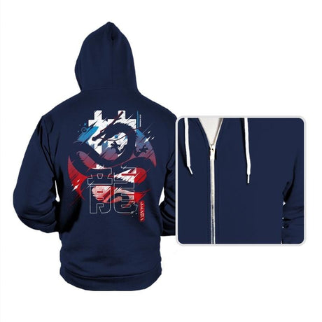 Dragon Gods - Hoodies Hoodies RIPT Apparel Small / Navy