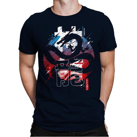 Dragon Gods - Mens Premium T-Shirts RIPT Apparel Small / Midnight Navy