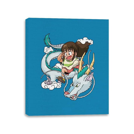 Dragon Haku - Canvas Wraps Canvas Wraps RIPT Apparel 11x14 / Sapphire