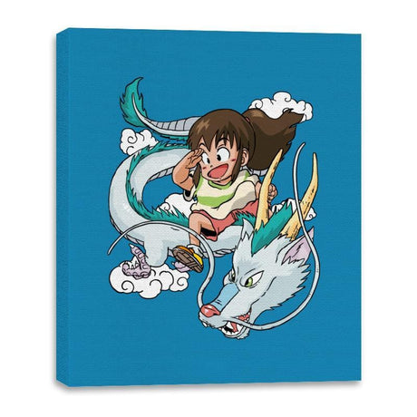 Dragon Haku - Canvas Wraps Canvas Wraps RIPT Apparel 16x20 / Sapphire