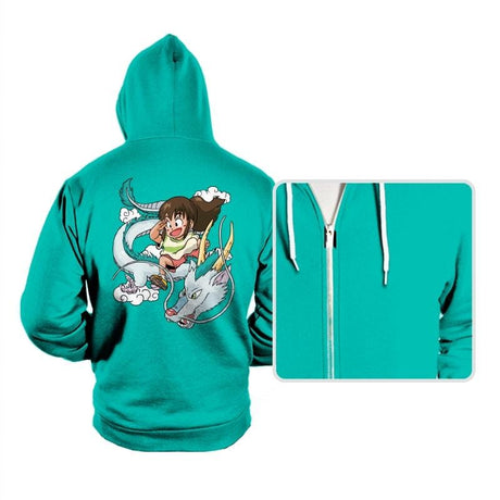 Dragon Haku - Hoodies Hoodies RIPT Apparel Small / Teal