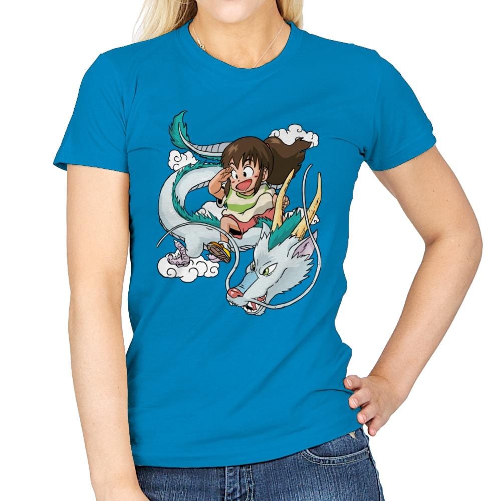 Dragon Haku - Womens T-Shirts RIPT Apparel Small / Sapphire